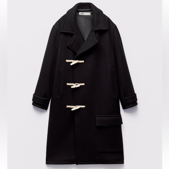 Zara Wool Toggle Coat ZW Limited Edition - Picture 13 of 16